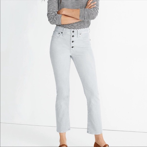 Madewell NWT Cali Demi Boot Gray Corduroy 28 - Picture 7 of 8